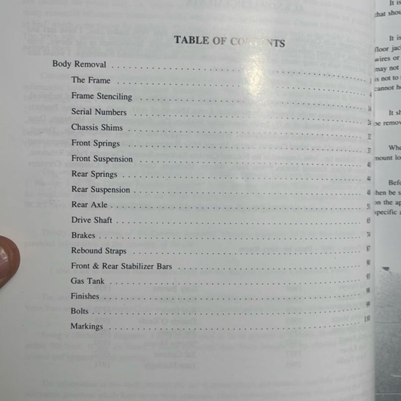 Corvette Chassis Restoration Guide, 1953 Through 1972