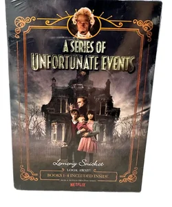A Series of Unfortunate Events #1-4 Netflix Box Set New Sealed Lemony Snicket  