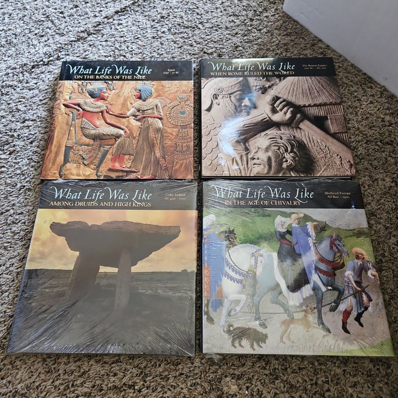 LOT of 4 What Life Was Like Time Life Books (PB351)