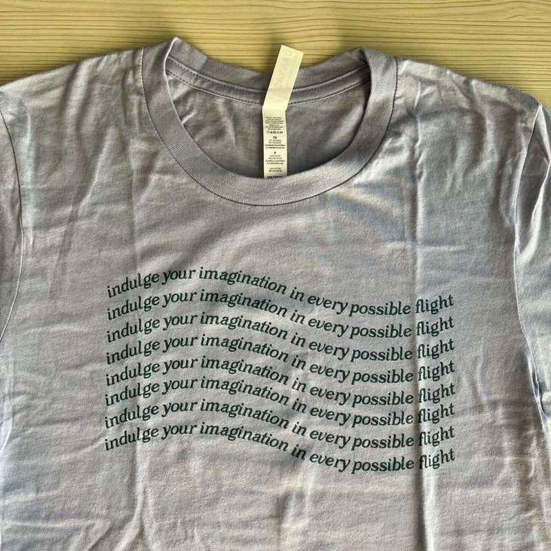 Inkwell Threads Bookish Tee: Jane Austen Imagination Quote