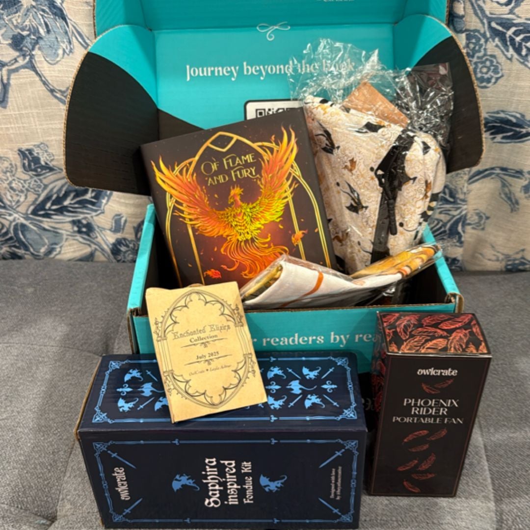 Of flame and fury (Owlcrate full box)