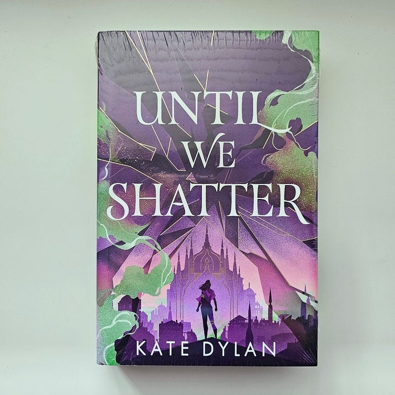 Until We Shatter SIGNED by Kate Dylan Illumicrate Limited edition Endpaper & Edge Art NEW