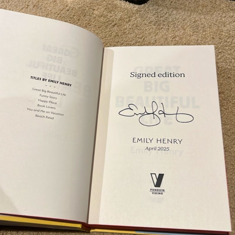 Great Big Beautiful Life - Waterstones Signed Edition