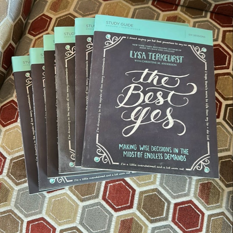 The Best Yes Study Guide -6 New Guides