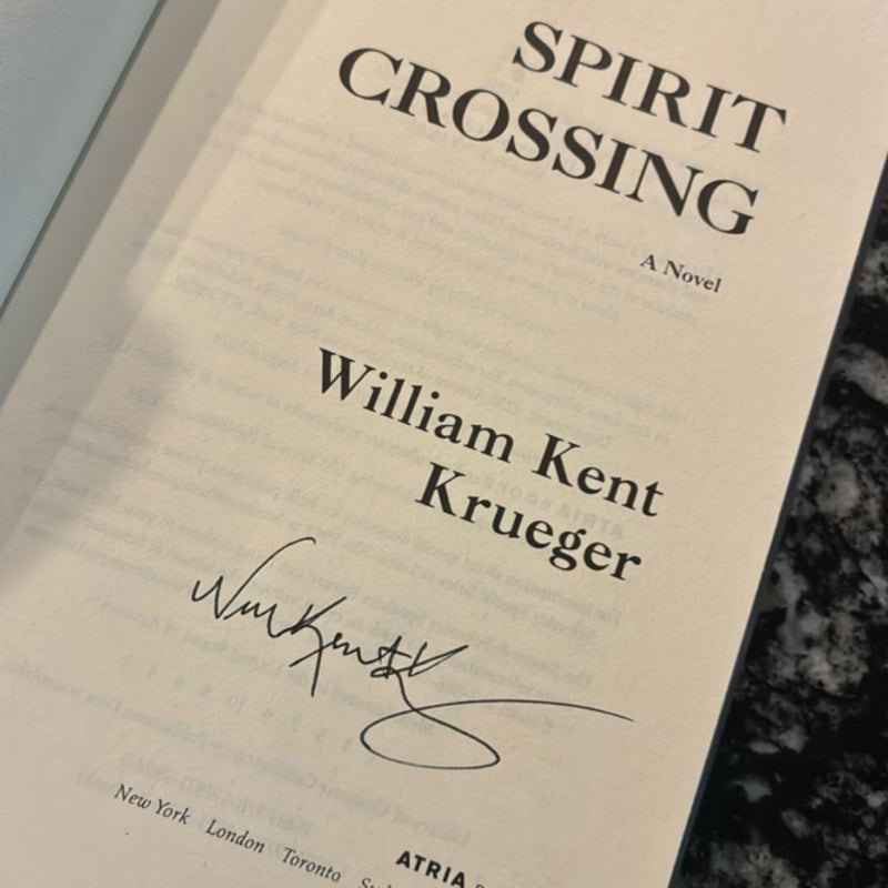 Spirit Crossing(signed) with clear cover 