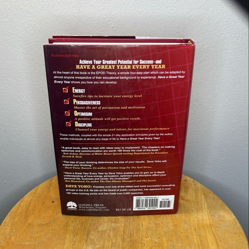 Have a Great Year Every Year – Dave Yoho (Second Edition, Hardcover)