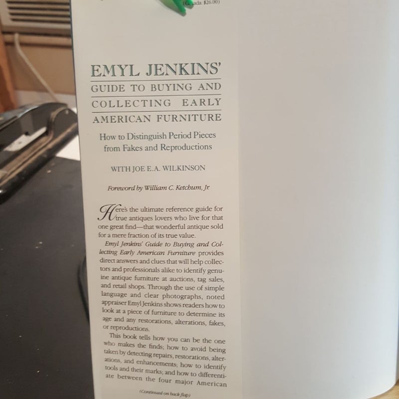 Emyl Jenkins' Guide to Buying and Collecting Early American Furniture