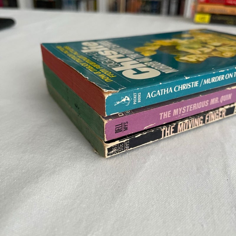 Agatha Christie Paperback Book Bundle
