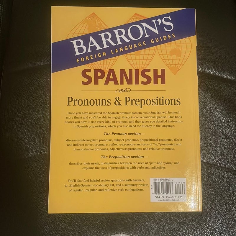 Spanish Pronouns and Prepositions