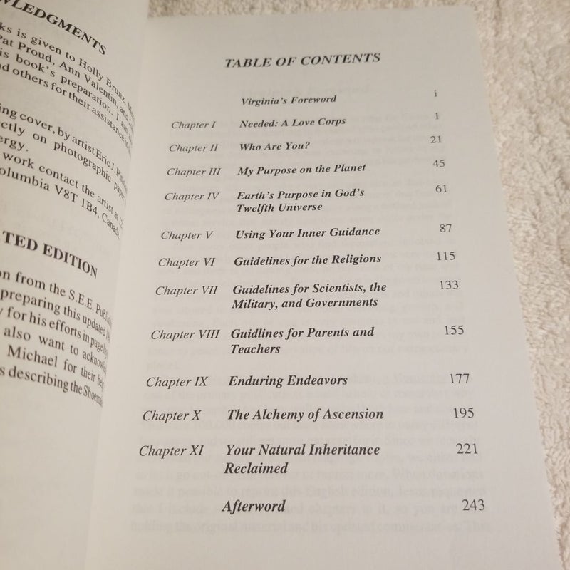 New Teachings for an Awakening Humanity, 1994-1995 Update