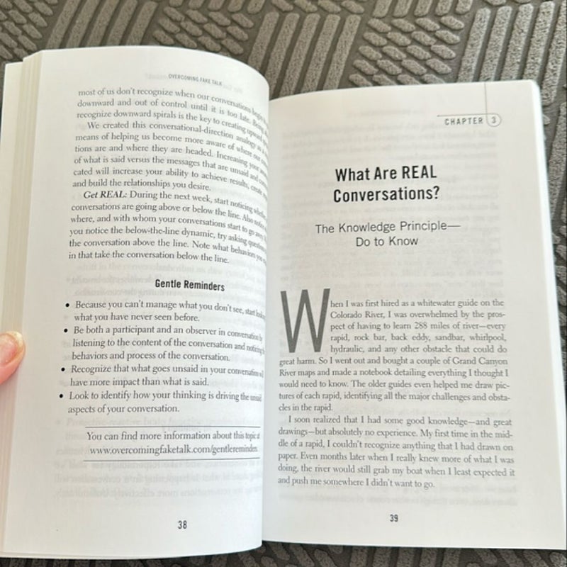 Overcoming Fake Talk: How to Hold REAL Conversations That Create Respect, Build Relationships, and Get Results