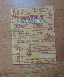 Math 4 Teaching Text Answer Booklet