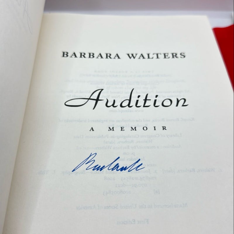 Audition *SIGNED* 1st Edition