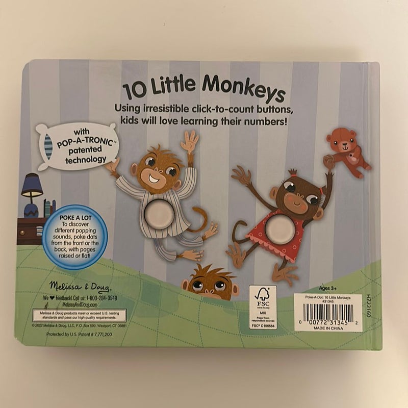 Poke A Dot! 10 Little Monkeys