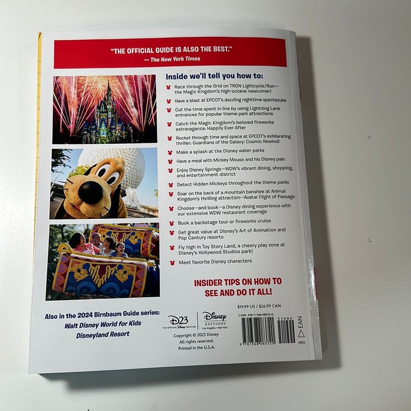 Birnbaum's 2024 Walt Disney World: The Official Vacation Guide: Birnbaum  Guides: 9781368083720: Books 