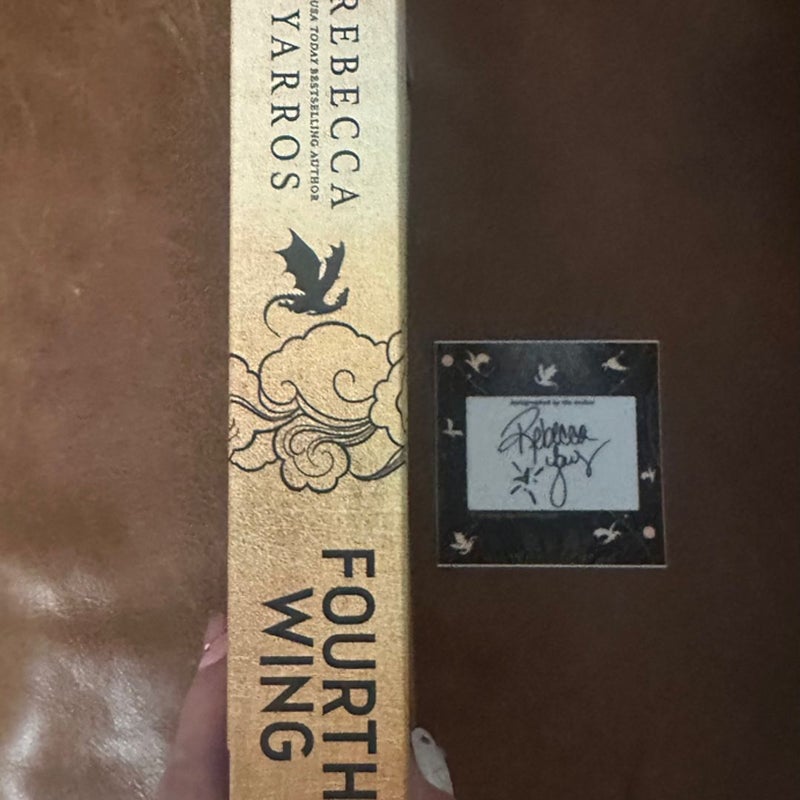 Fourth Wing Arc Signed by rebecca yarros