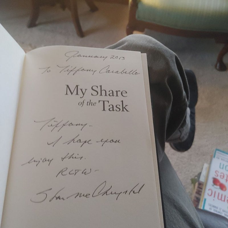 My Share of the Task ( signed)