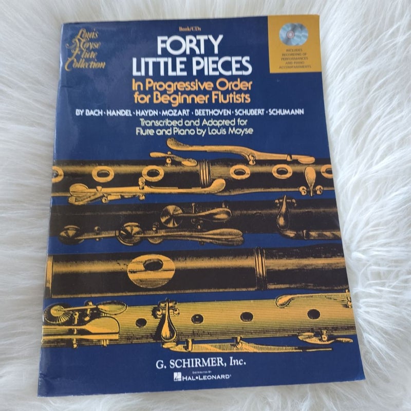 Forty Little Pieces in Progressive Order for Beginner Flutists