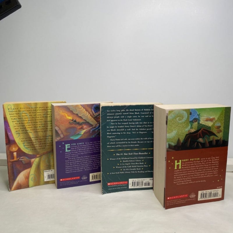 Harry Potter books 1-4 