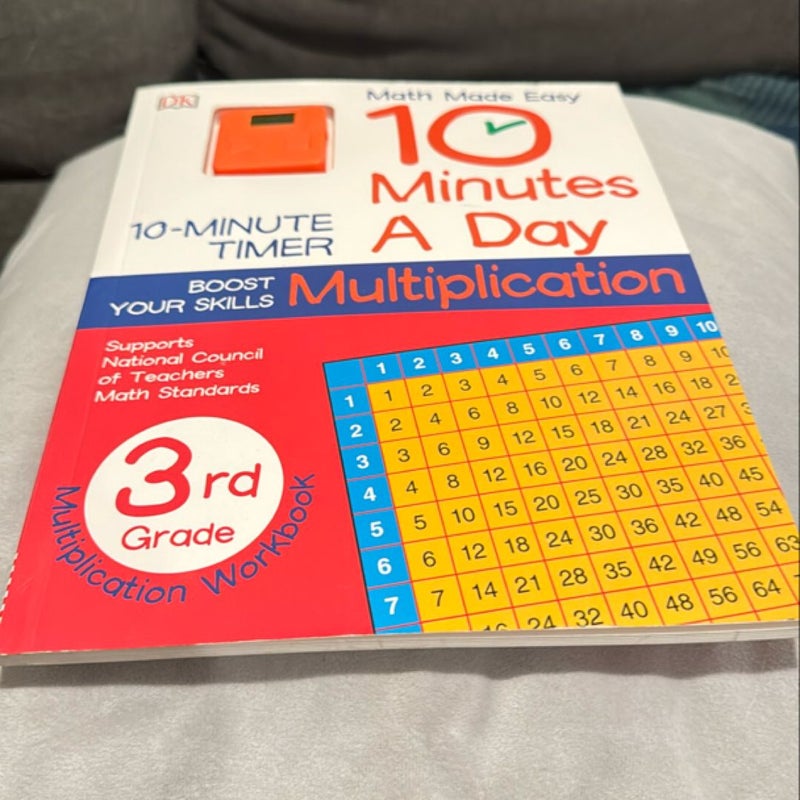 10 Minutes a Day: Multiplication, Third Grade