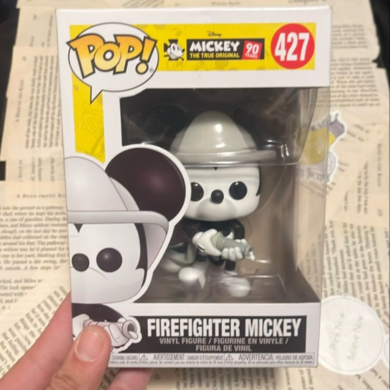 Mickey 90 years pop 427 firefighter Mickey