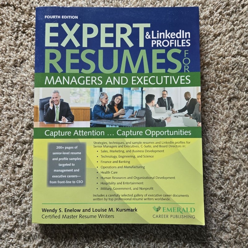 Expert Resumes and LinkedIn Profiles for Managers and Executives