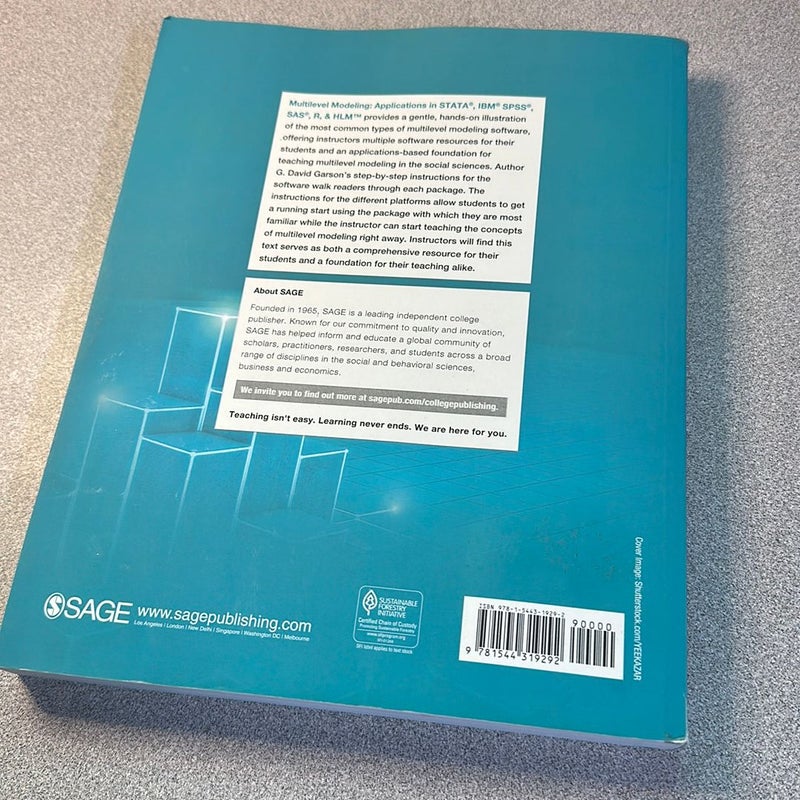 Multilevel Modeling by George David Garson, Paperback | Pangobooks