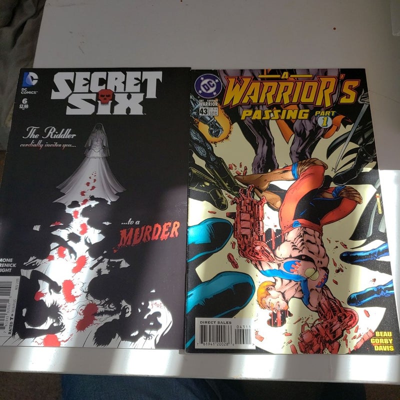 DC Comics Double Feature Secret Six #6 & Guy Gardner: Warrior #43