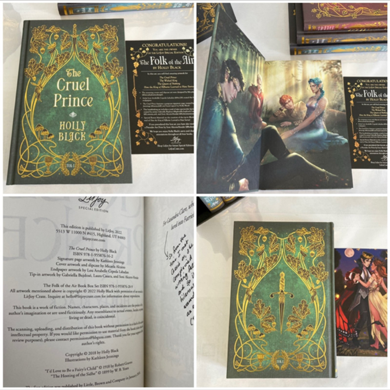 Litjoy Folk Of The Air Box Set 1st Print (The Cruel Prince Hand Signed!) 