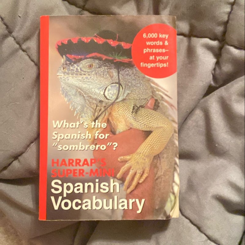 Harrap's Super-Mini Spanish Vocabulary