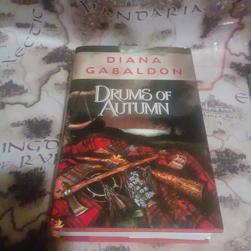 The Drums Of Autumn By Diana Gabaldon, 1st Print Hardcover Book, Delacorte 1997 (Outlander series)