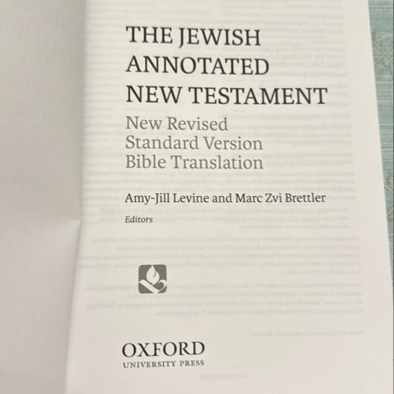 The Jewish Annotated New Testament