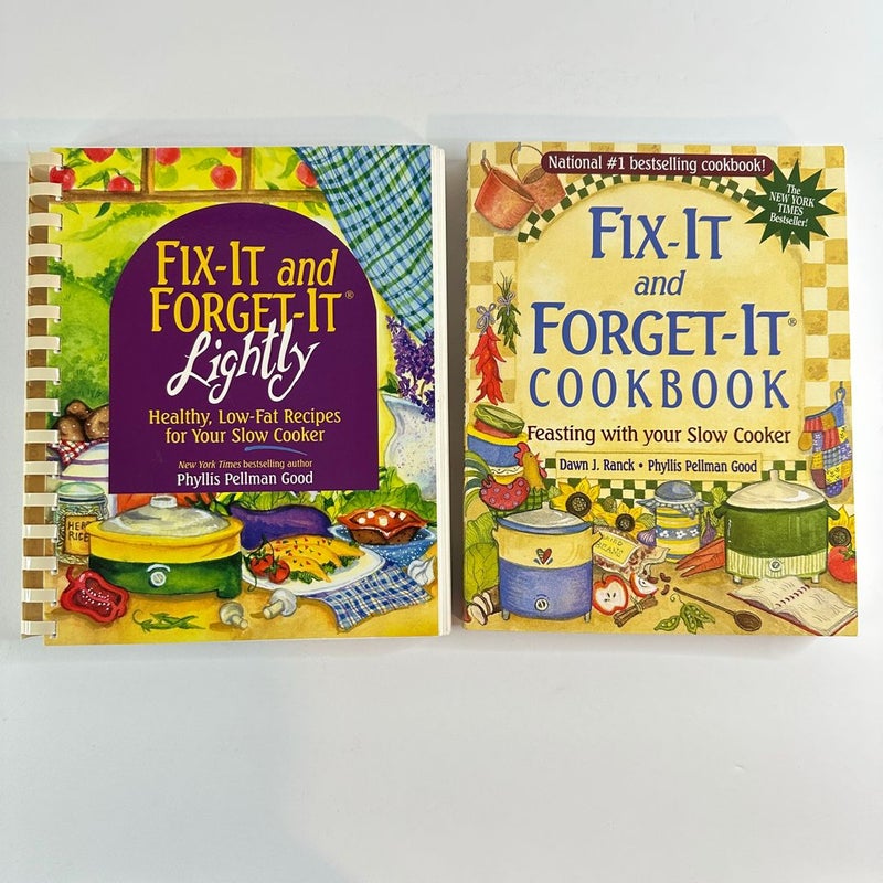 Fix-It and Forget It Slow Cooker Cookbook bundle