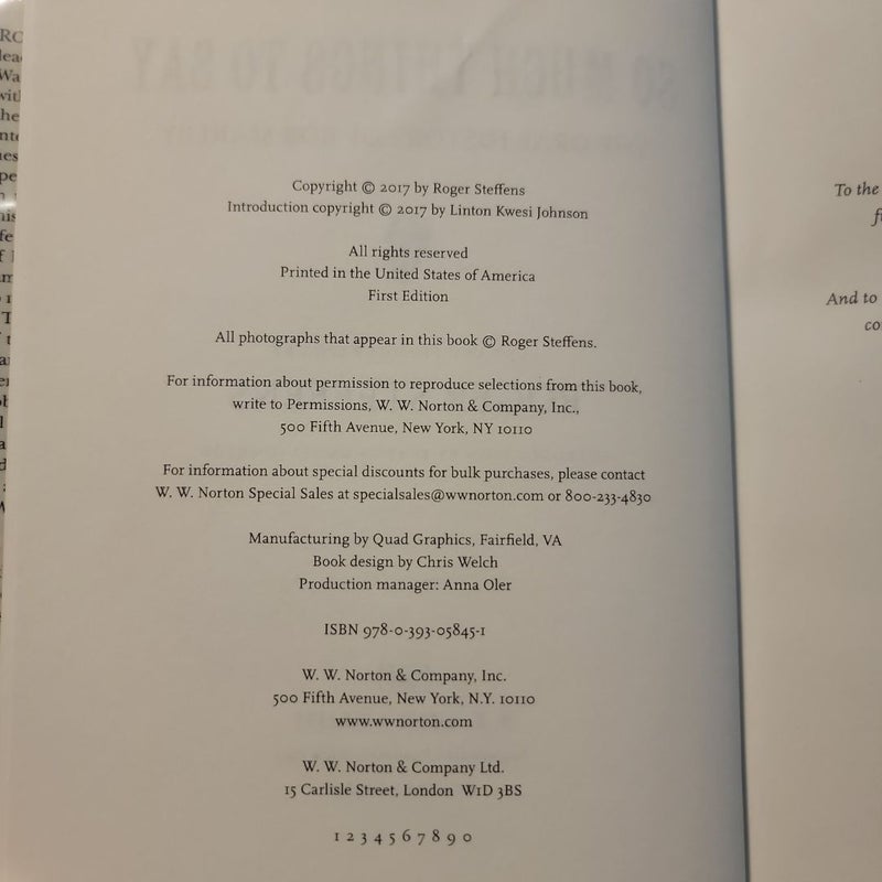 So Much Things to Say (Library Copy)
