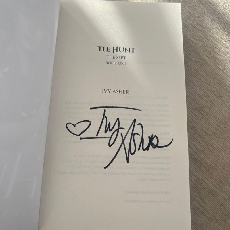 SIGNED The Hunt by Ivy Asher