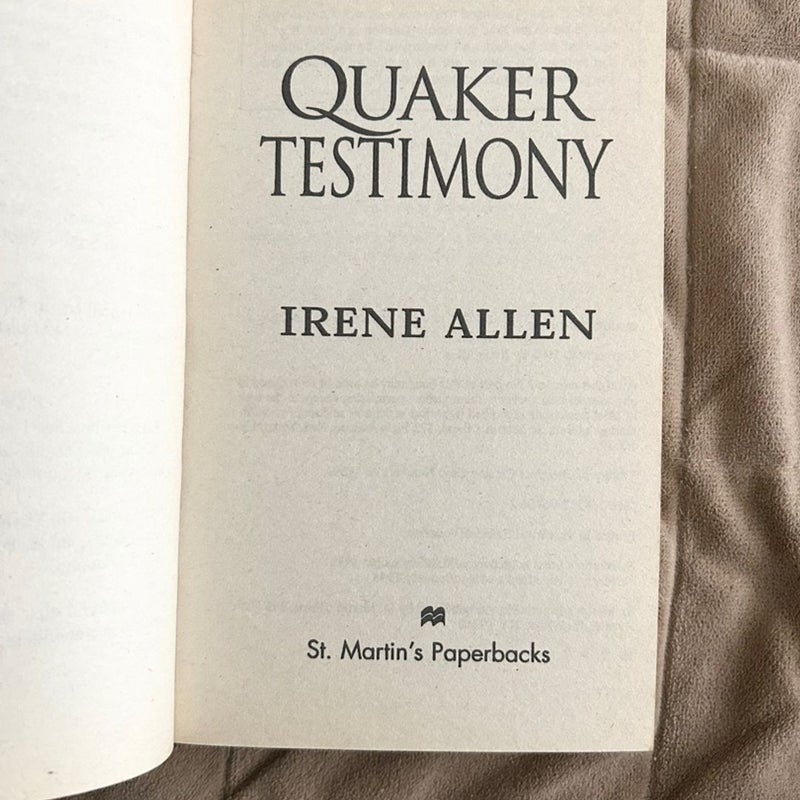 Quaker Testimony 2220
