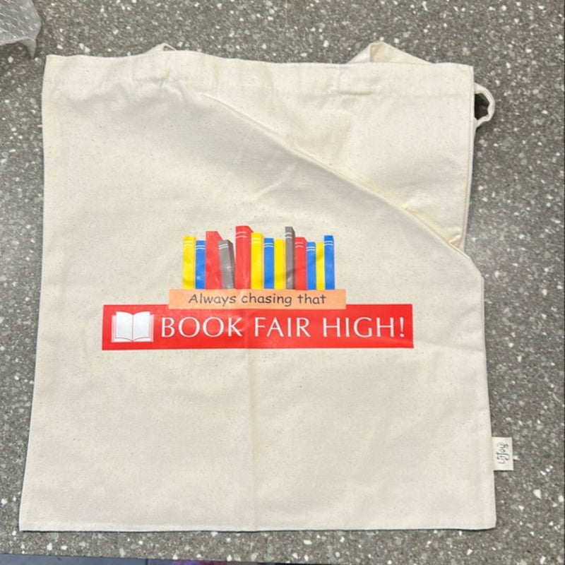 LitJoy to bee read book fair tote bag