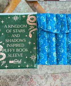 Bookish Box Stars & Shadows Puffy Book Sleeve