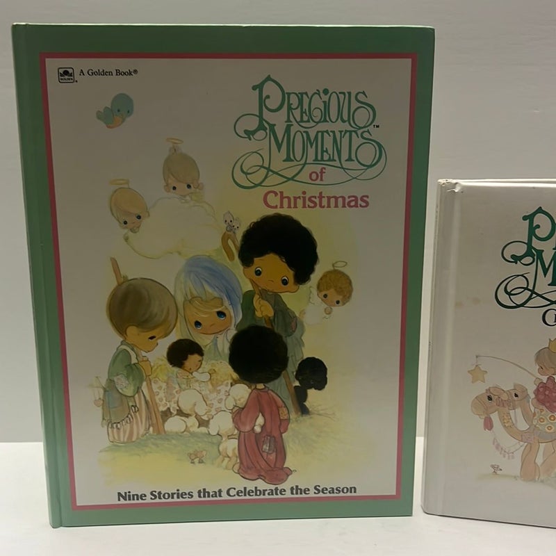 Precious Moments Christmas Bundle: Precious Moments Christmas & A Golden Book Precious Moments of Christmas 