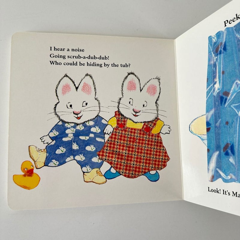 Baby Max and Ruby, Shopping, Peek-A-Book book bundle
