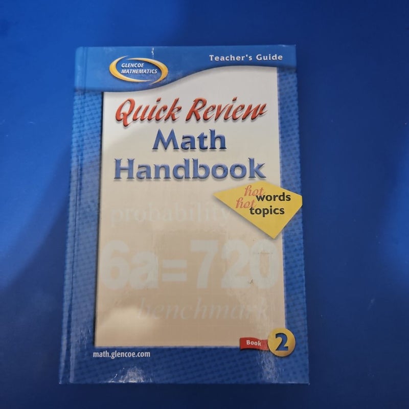 Quick Review MATH HANDBOOK Book2