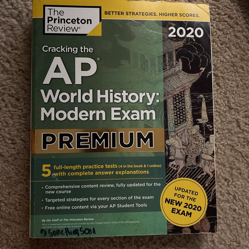 Cracking the AP World History: Modern Exam 2020, Premium Edition