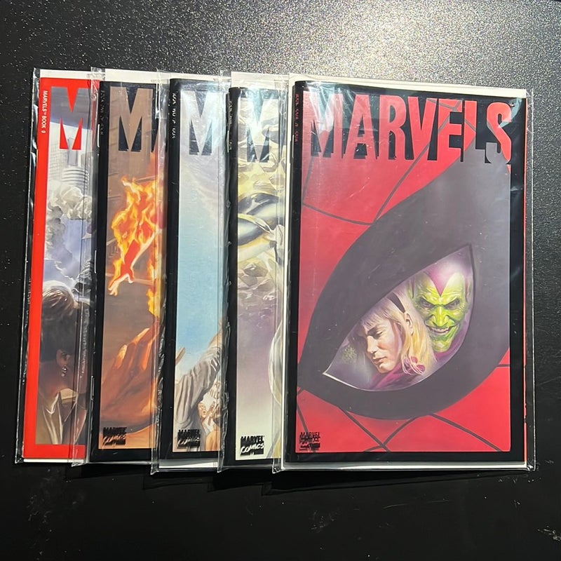 Marvels #0-#4 from 1995 Complete Set
