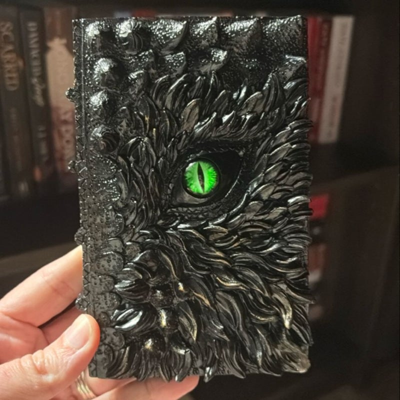 Fantasy dragon book decor