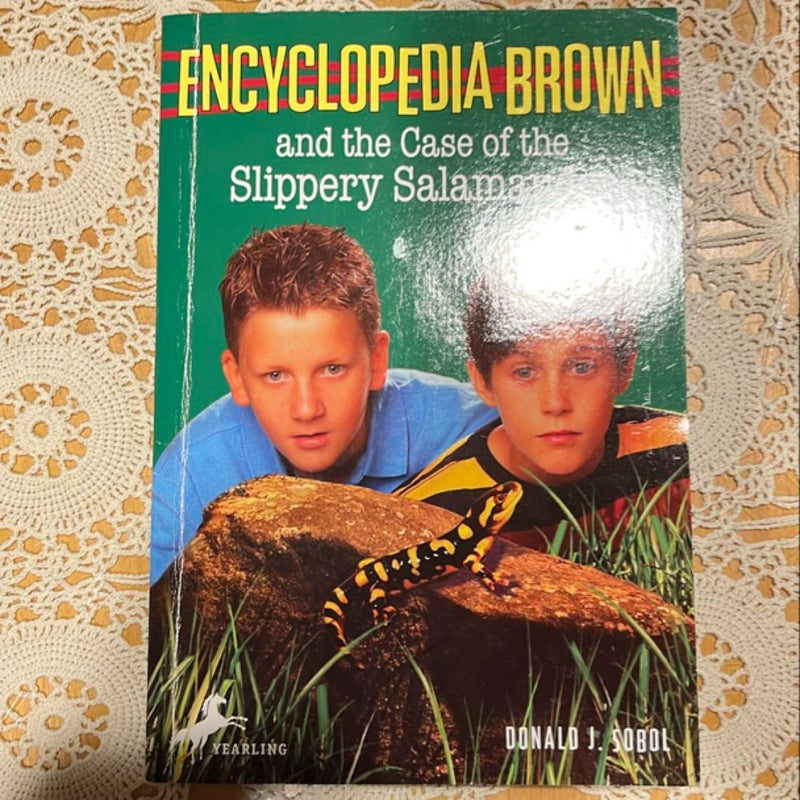 Encyclopedia Brown and the Case of the Slippery Salamander