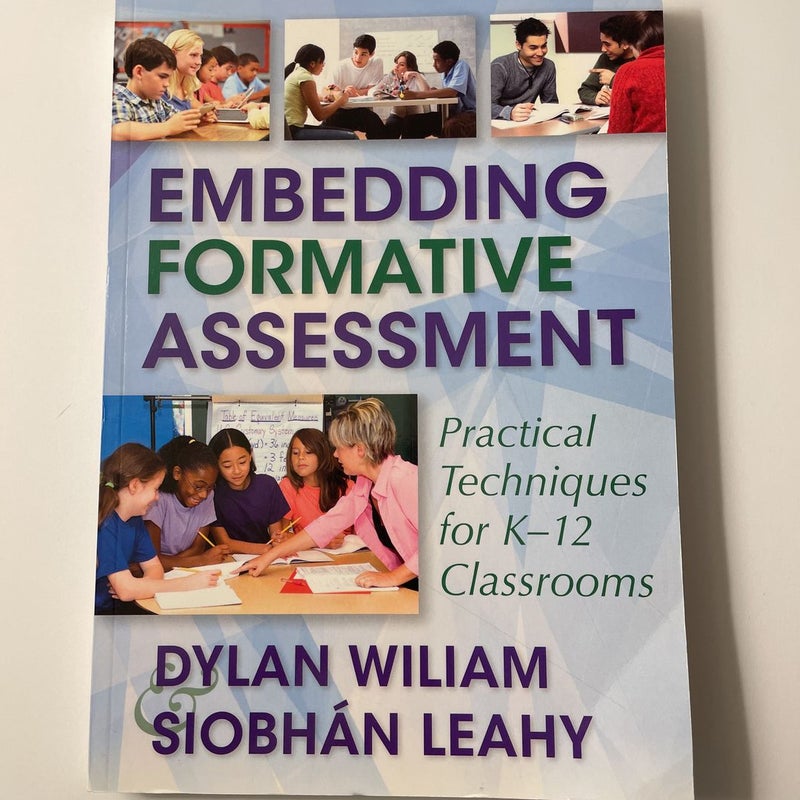 Embedding Formative Assessment