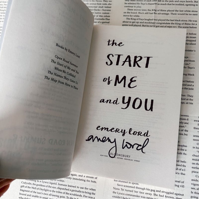 The Start of Me and You (SIGNED)