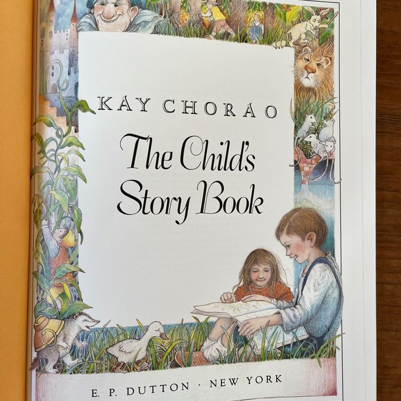 Vintage Children's Books -- The Child's Story Book 1987