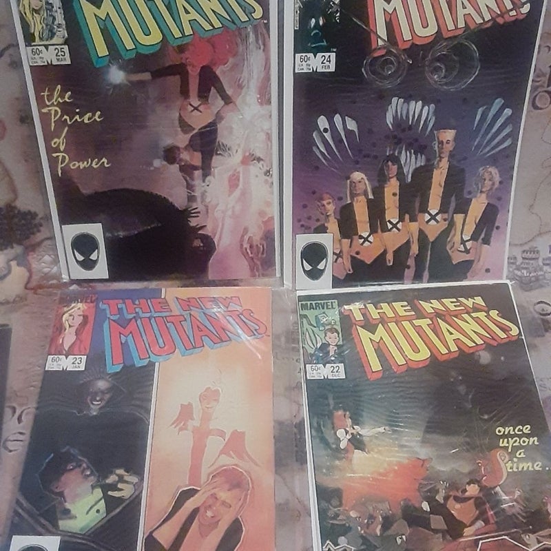 New Mutants 1983 18-31 Marvel comic book lot 