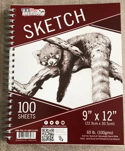 U.S. Art Supply Sketch Book